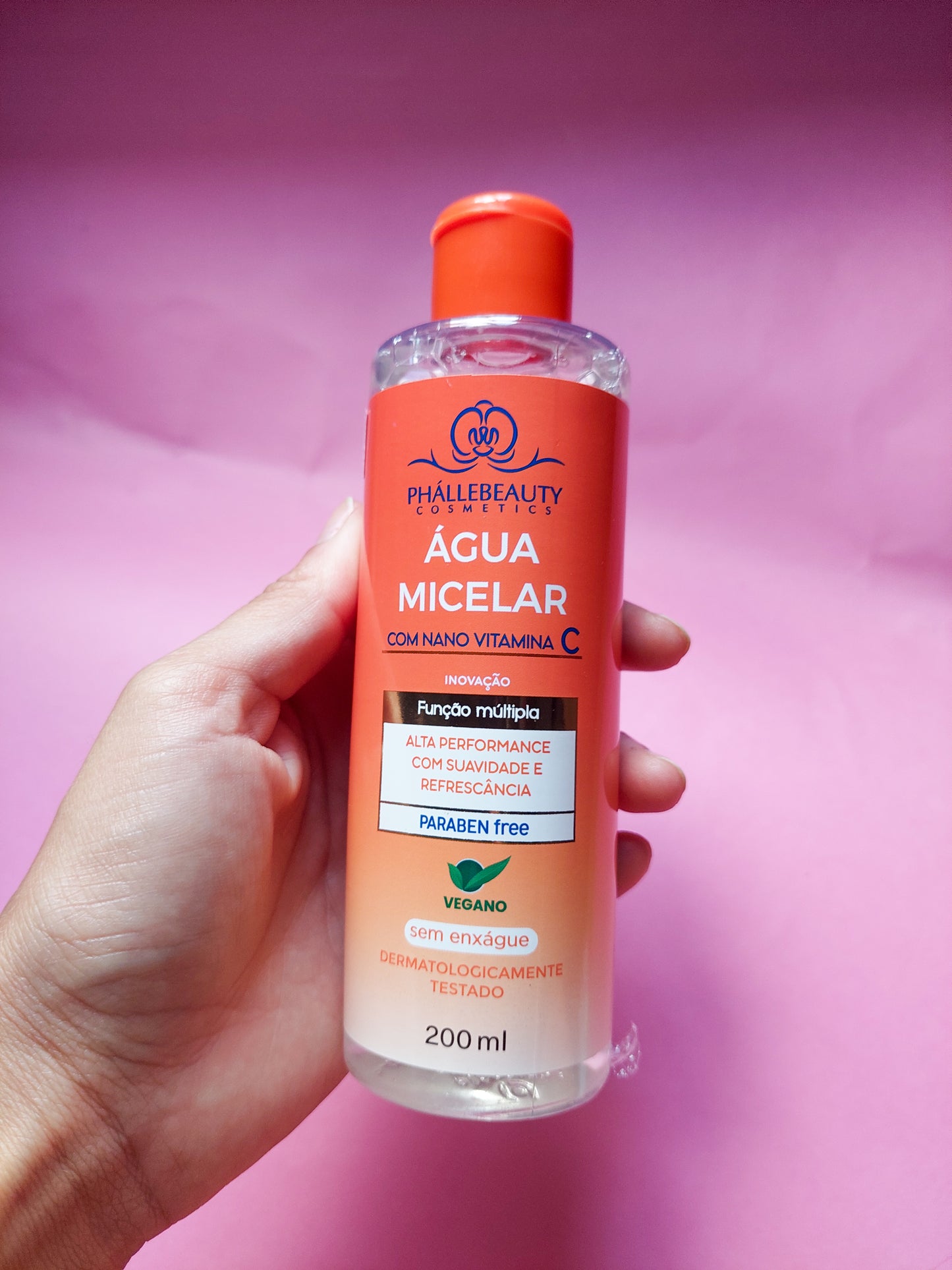 Agua micelar vitamina c